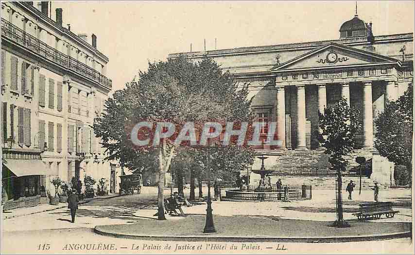 Angoulême — Le Palais de Justice et l'Hôtel du Palais — Lévy Fils & Cie, n°145