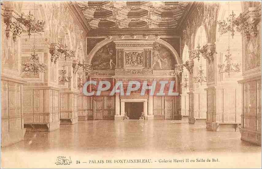 Palais de Fontainebleau — Galerie Henri II ou Salle de Bal — n°34