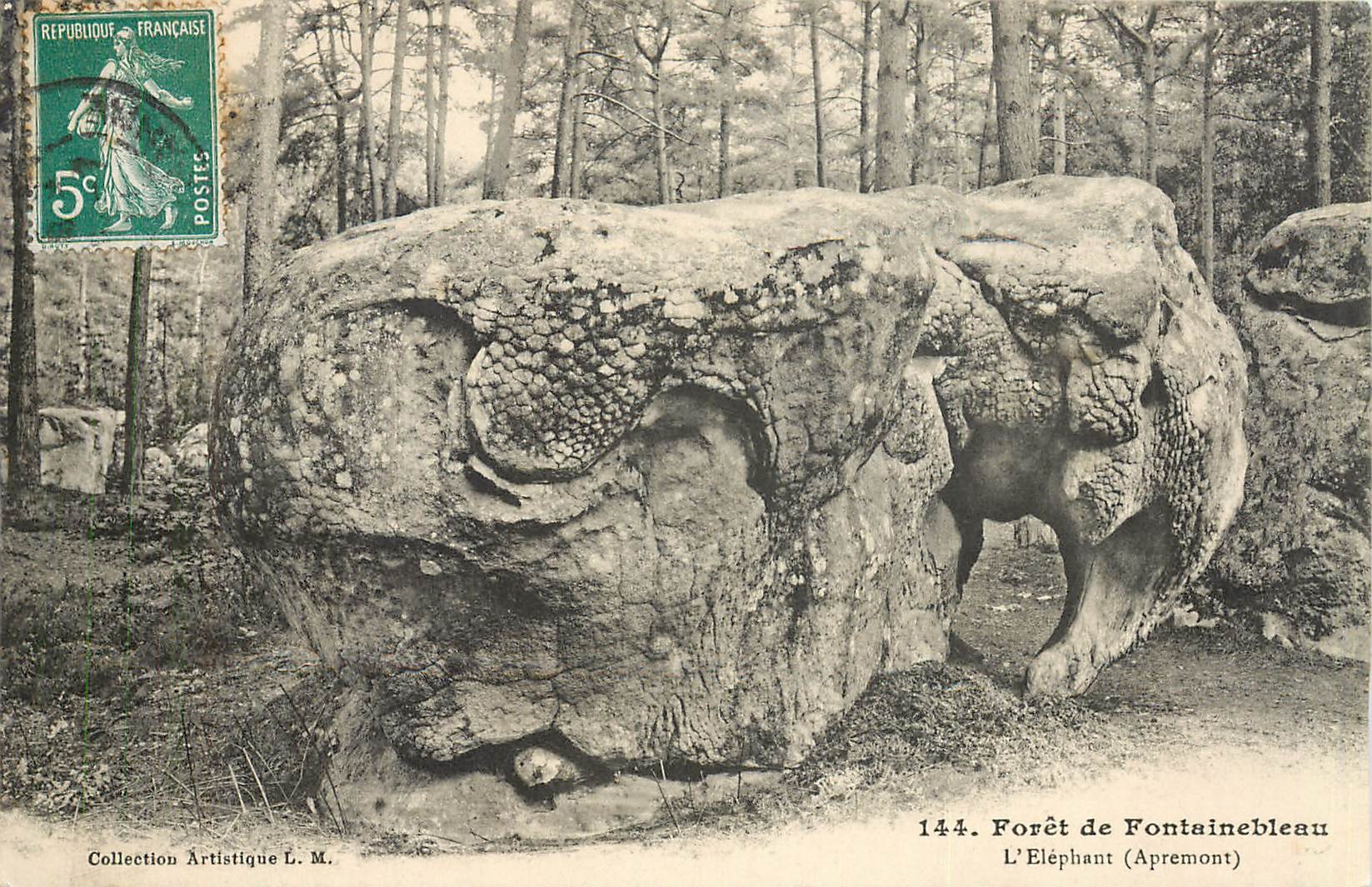 L'Éléphant (Apremont) — Forêt de Fontainebleau — Collection Artistique L. M.