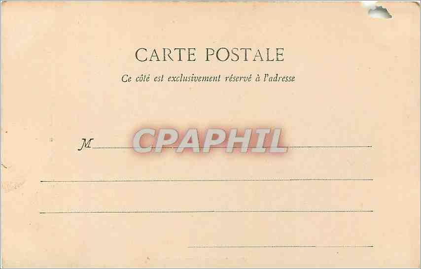 CPA La Coquetterie du Ramoneur  — Rückseite