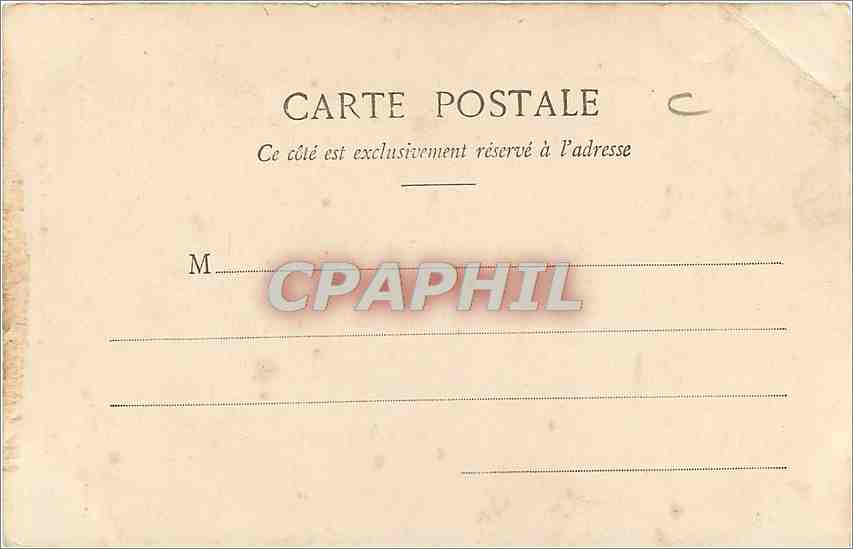 CPA Pouzols de St Phar Comedie Francaise  — Verso