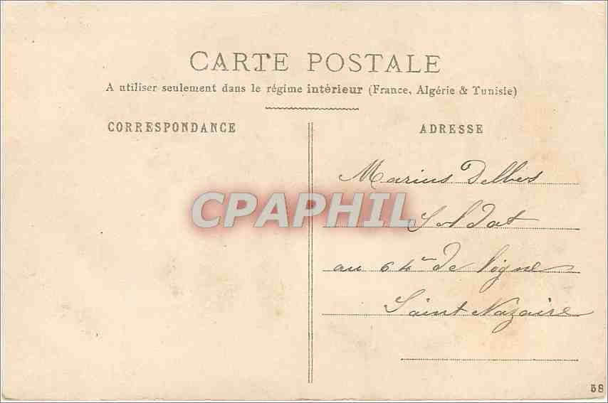 CPA Bonne Annee Fleurs — Verso