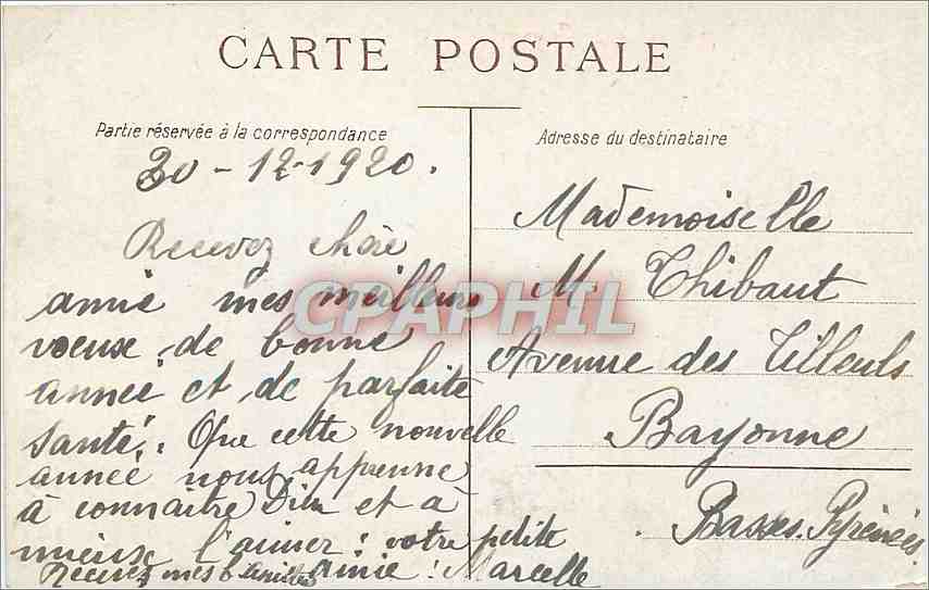 CPA Menaggio Que la charite soit sincere  — Verso