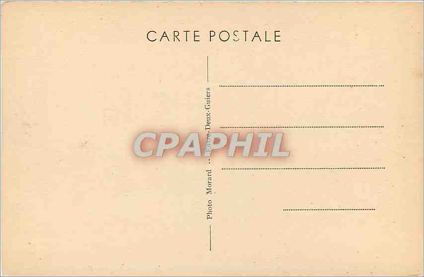 Dauphiné — Couvent de LA GRANDE-CHARTREUSE — Le Réfectoire des Pères — E. R. — Achterkant