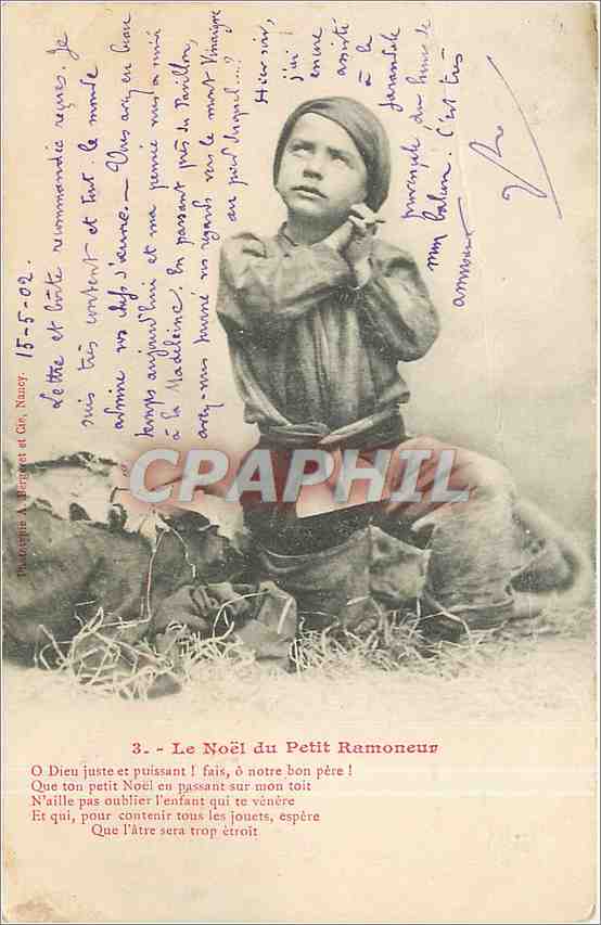 CPA Le Noel du Petit Ramoneur 