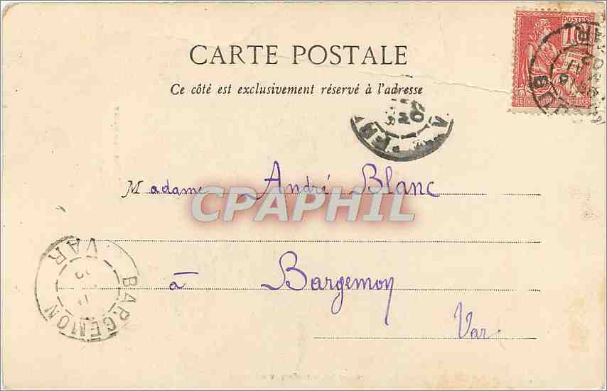 CPA Le Noel du Petit Ramoneur  — Verso