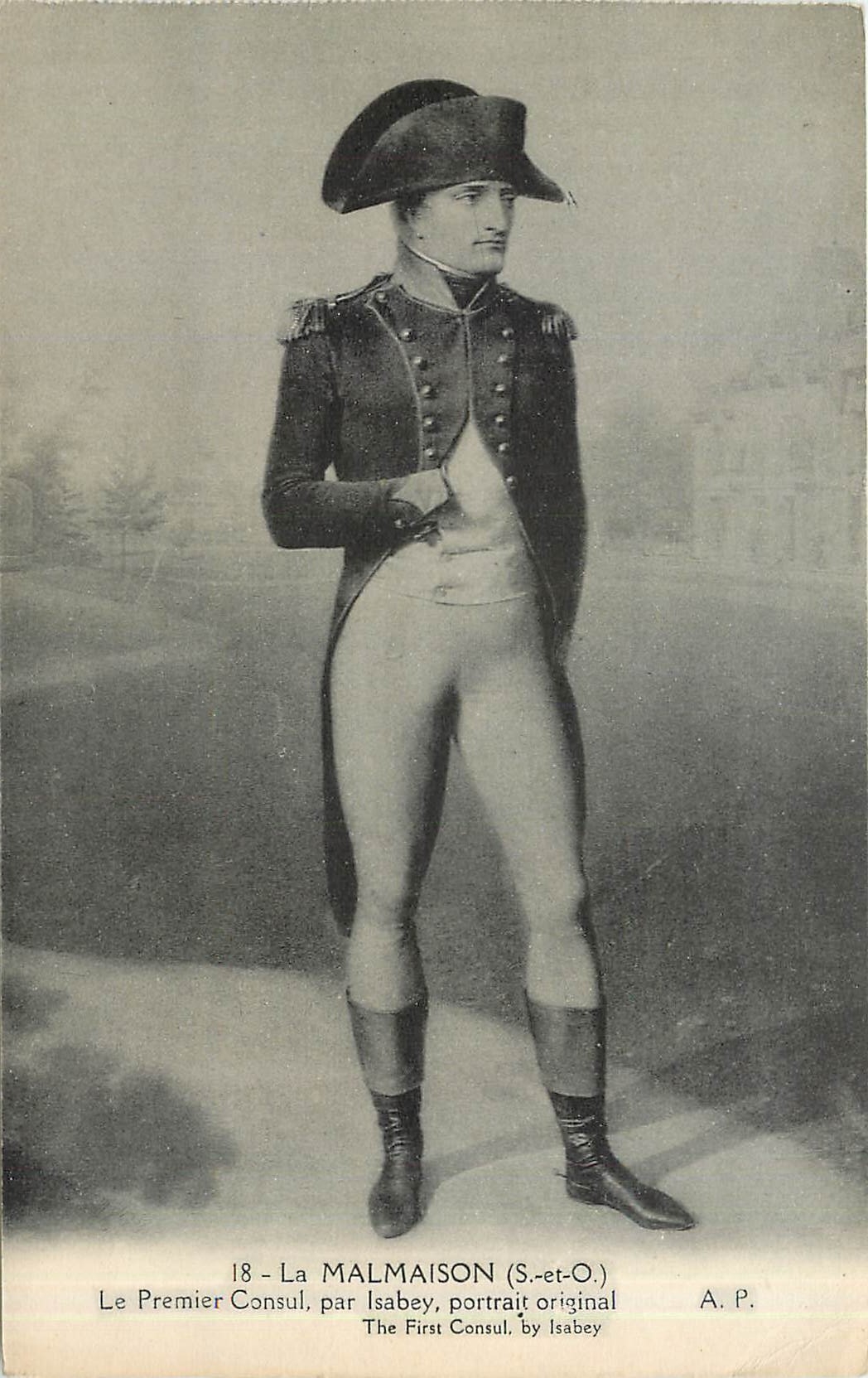CPA La Malmaison S et O Le Premier Consul par Isabey portrait original Napoleon