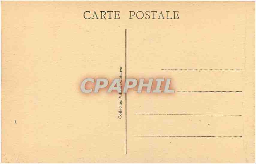 CPA Environs de Penmarch Couloirs de l'Enfer de Saint Guenole Folklore — Rückseite