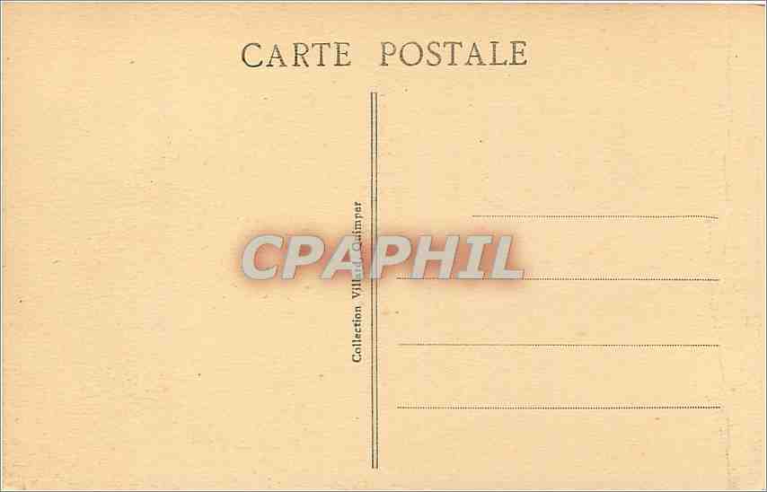 CPA St Guenole Penmarch Une Vague passant dans le Rochers du Trou de l'Enfer  — Rückseite