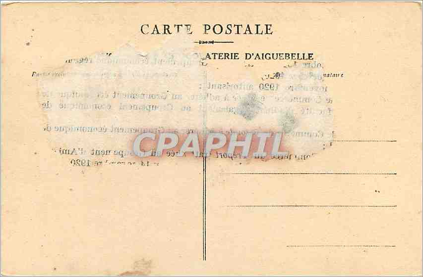 CPA Multiplications des Pairs Peint a Fresque dans le Hall  — Rückseite