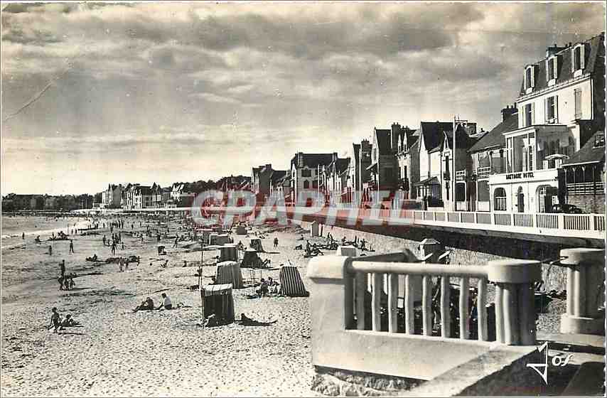 CPM Presqu'ile de Quiberon Morbihan La grande plage de sable fin 