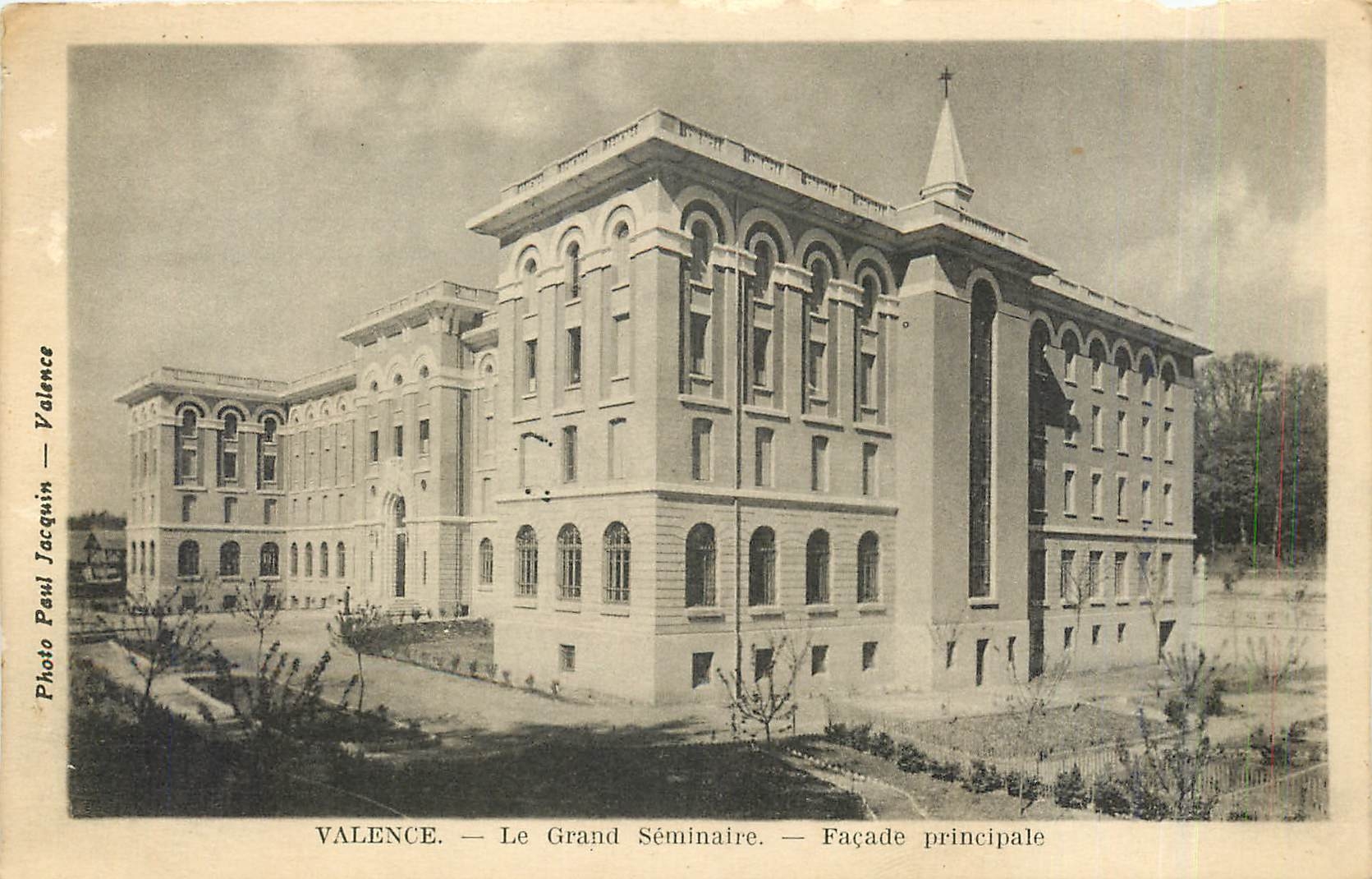 CPA Valence Le Grand Seminaire Facade principale 