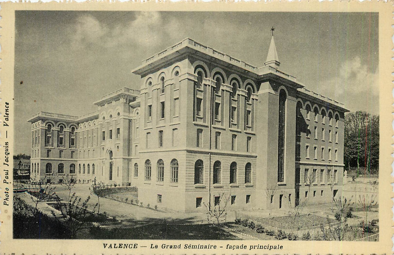 CPA Valence Le Grand Seminaire facade principale 