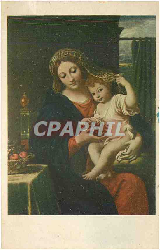 CPA Mignard La Vierge a la Grappe Paris Musee Louvre 