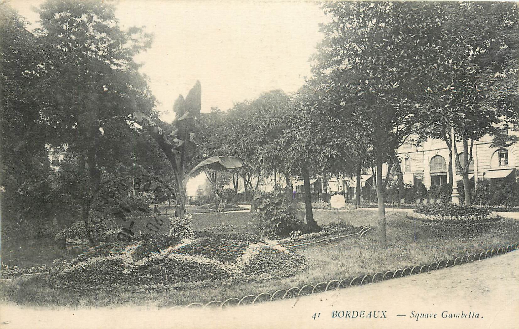 CPA Bordeaux Square Gambetta 