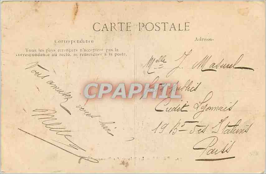 CPA Reims La Pelouse des Promenades  — Rückseite