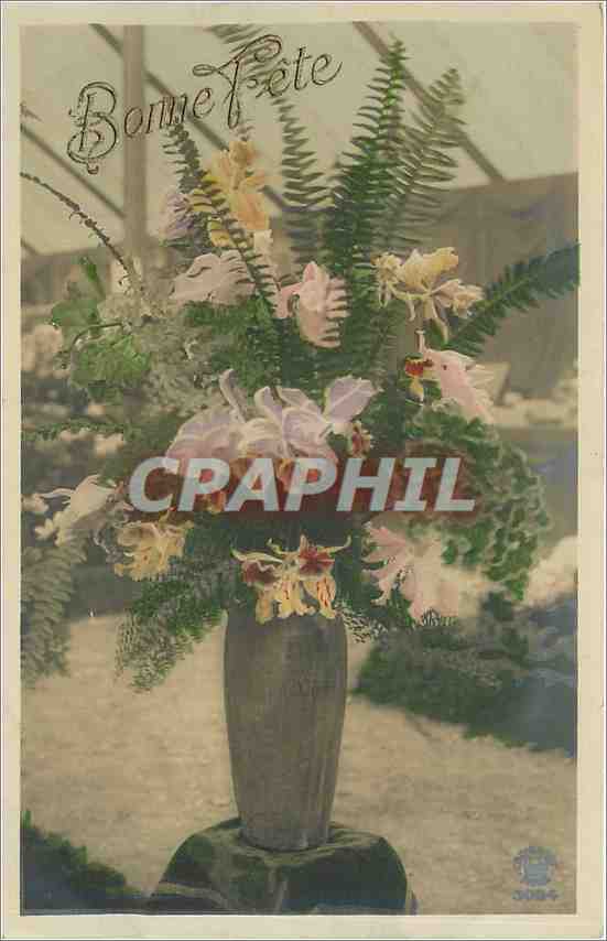 CPA Bonne Fete Fleurs