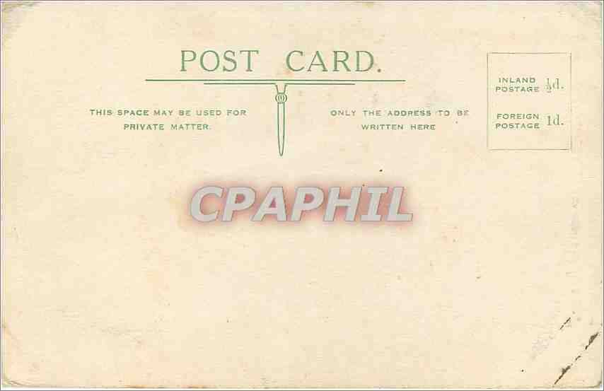 CPA Papillon insectes — Rückseite