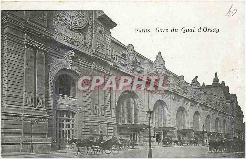 CPA Paris Gare du Quai d'Orsay 