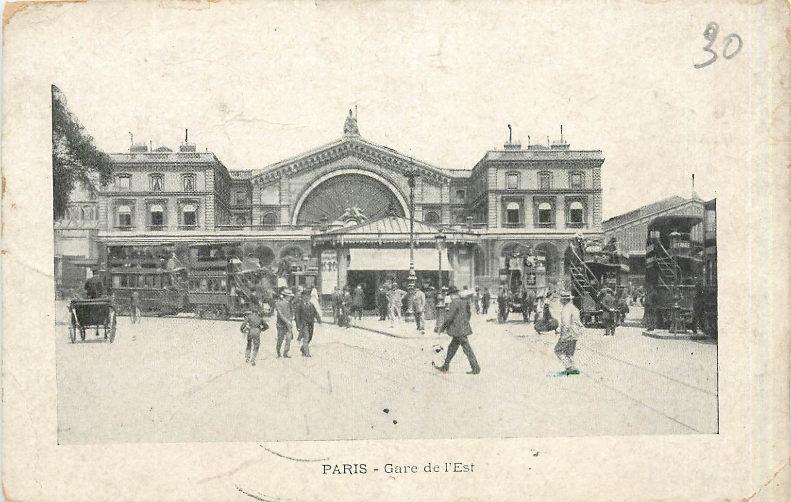 CPA Paris Gare de l'Est 