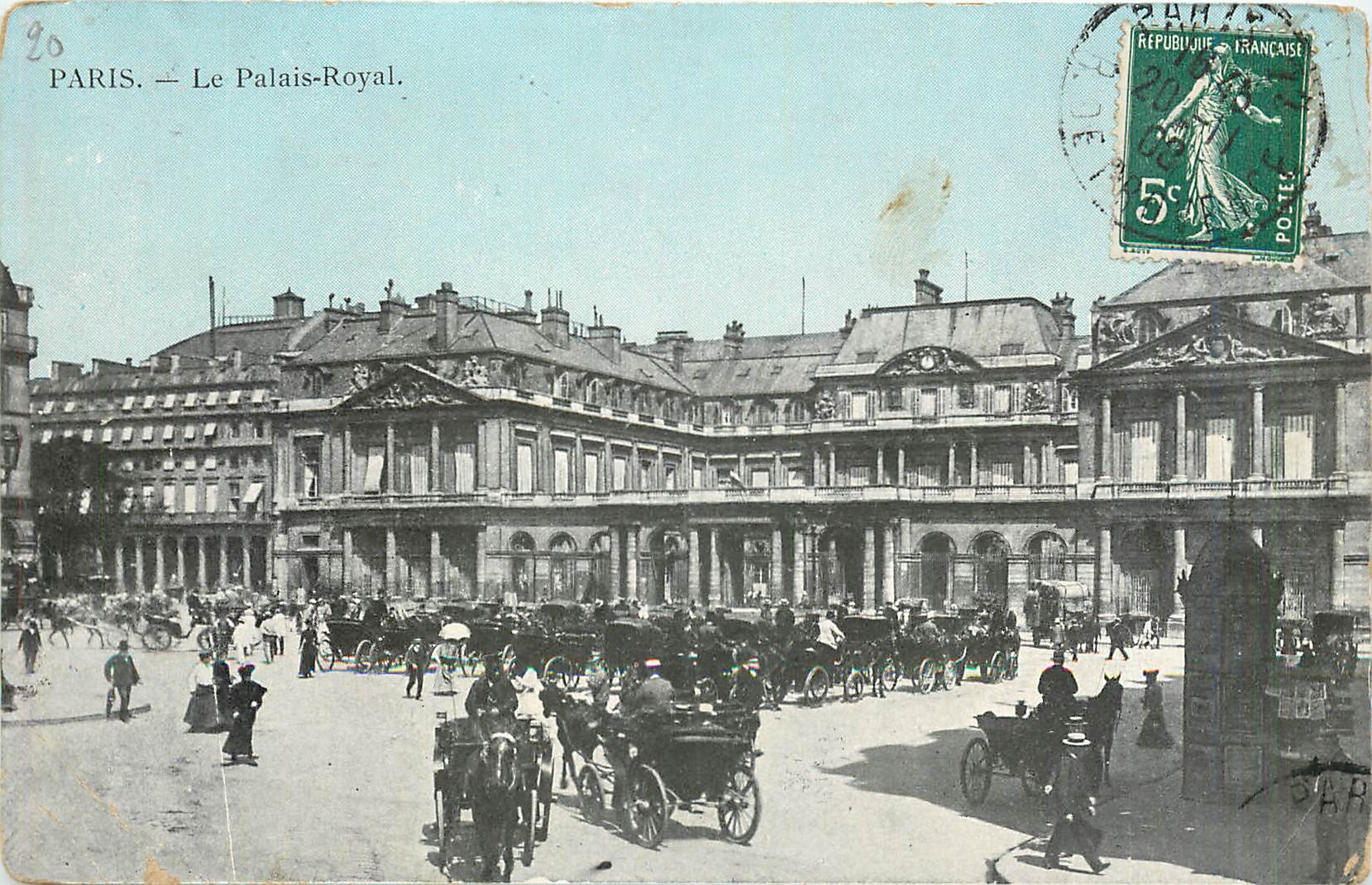 CPA Paris Le Palais Royal 