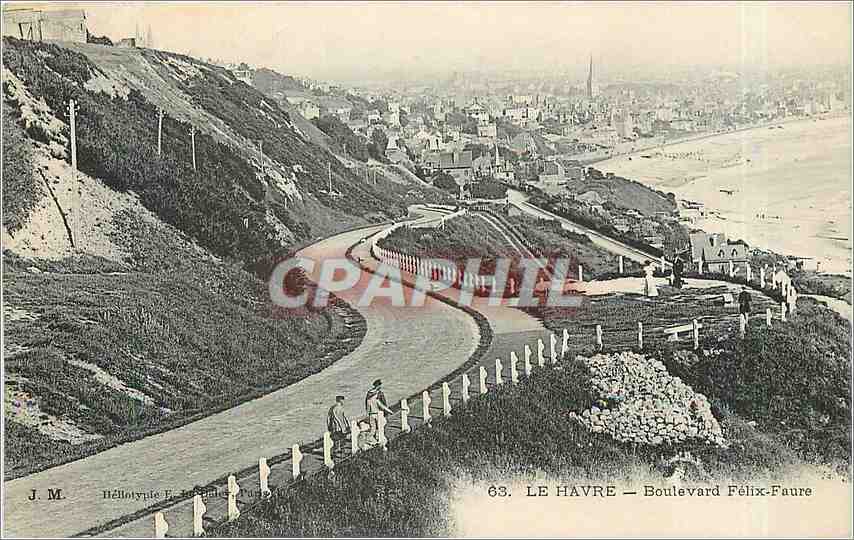 CPA Le Havre Boulevard Felix Faure 