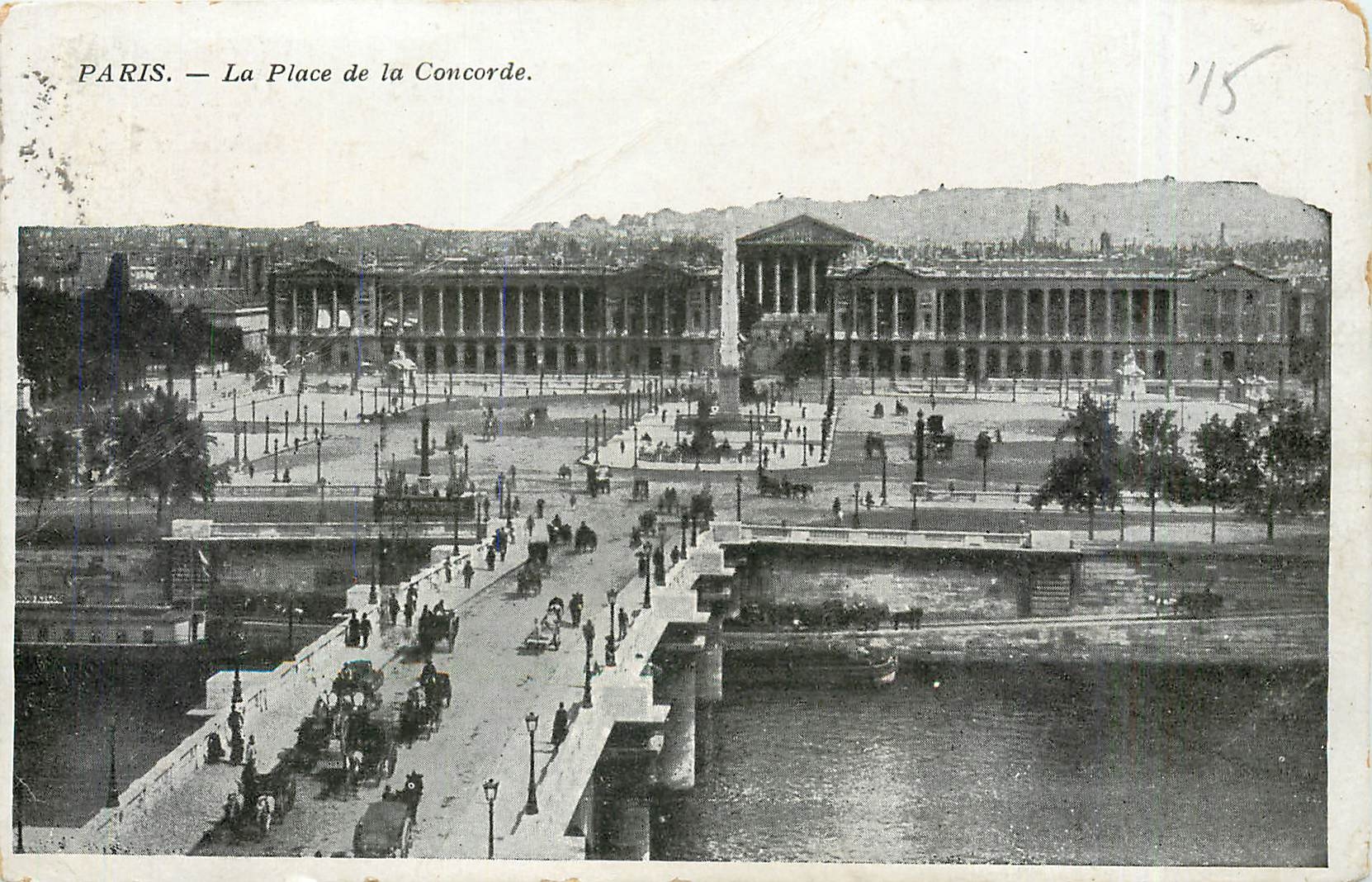 CPA Paris La Place de la Concorde 