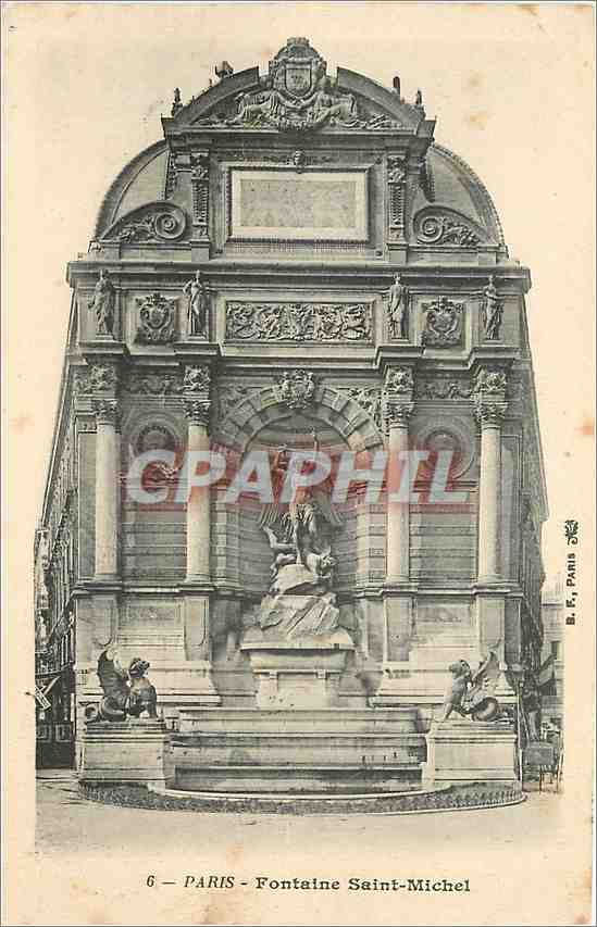 CPA Paris Fontaine Saint Michel 