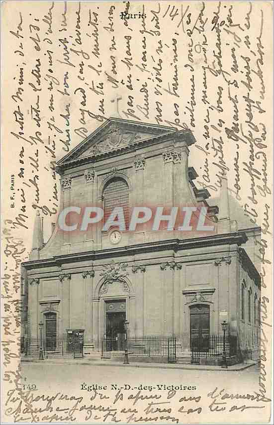 CPA Paris Eglise ND des Victoires 