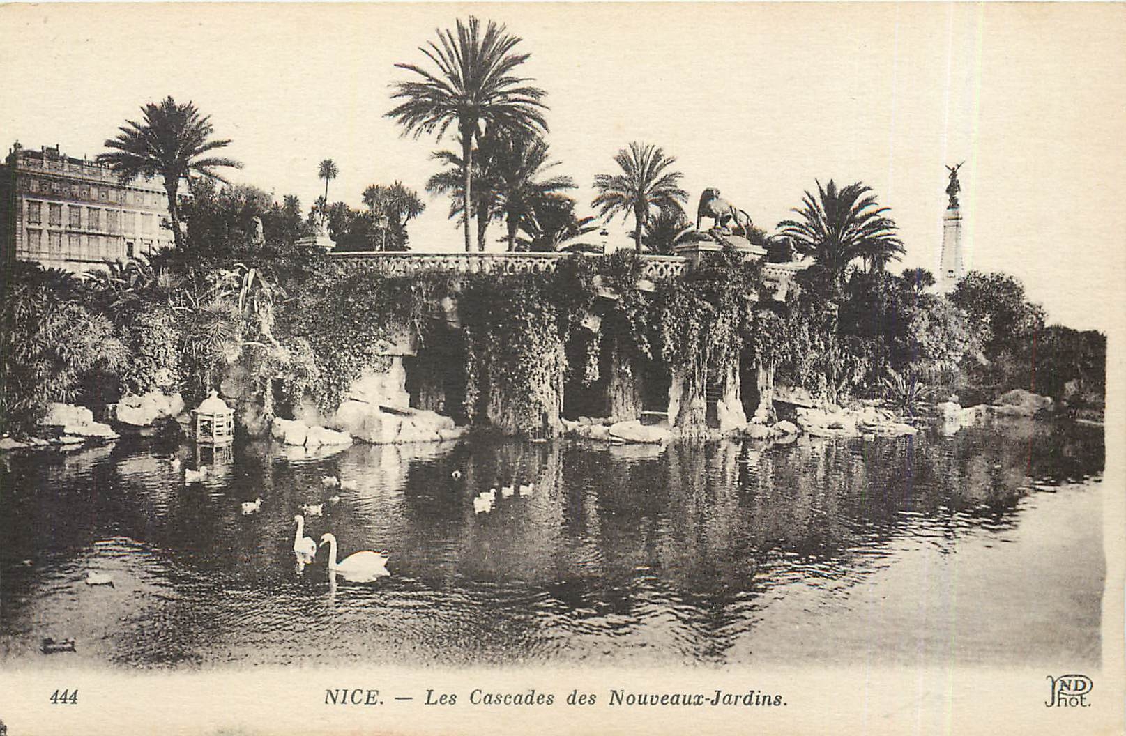 CPA Nice Les Cascades des Nouveaux Jardins 