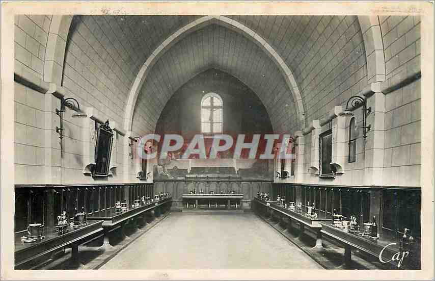 CPA Abbaye de Notre Dame de Lerins Ile Saint Honorat Refectoires des Moines 
