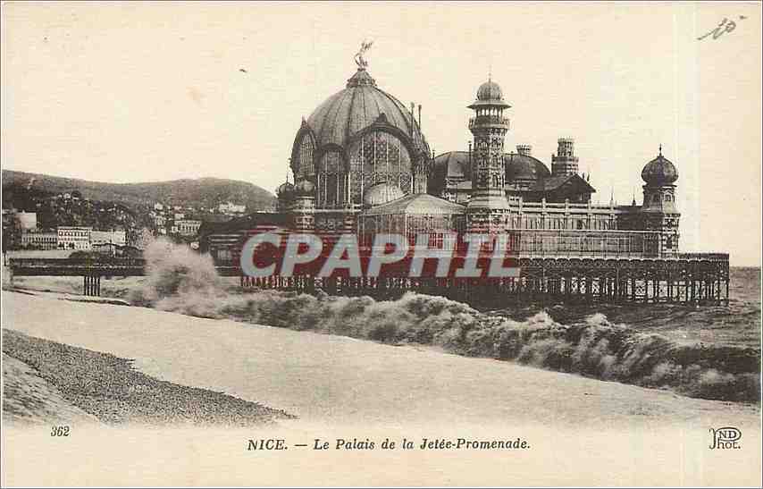 CPA Nice Le Palais de la Jetee Promenade 