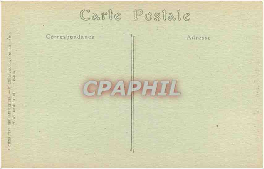 CPA Nice Le Palais de la Jetee Promenade  — Rückseite