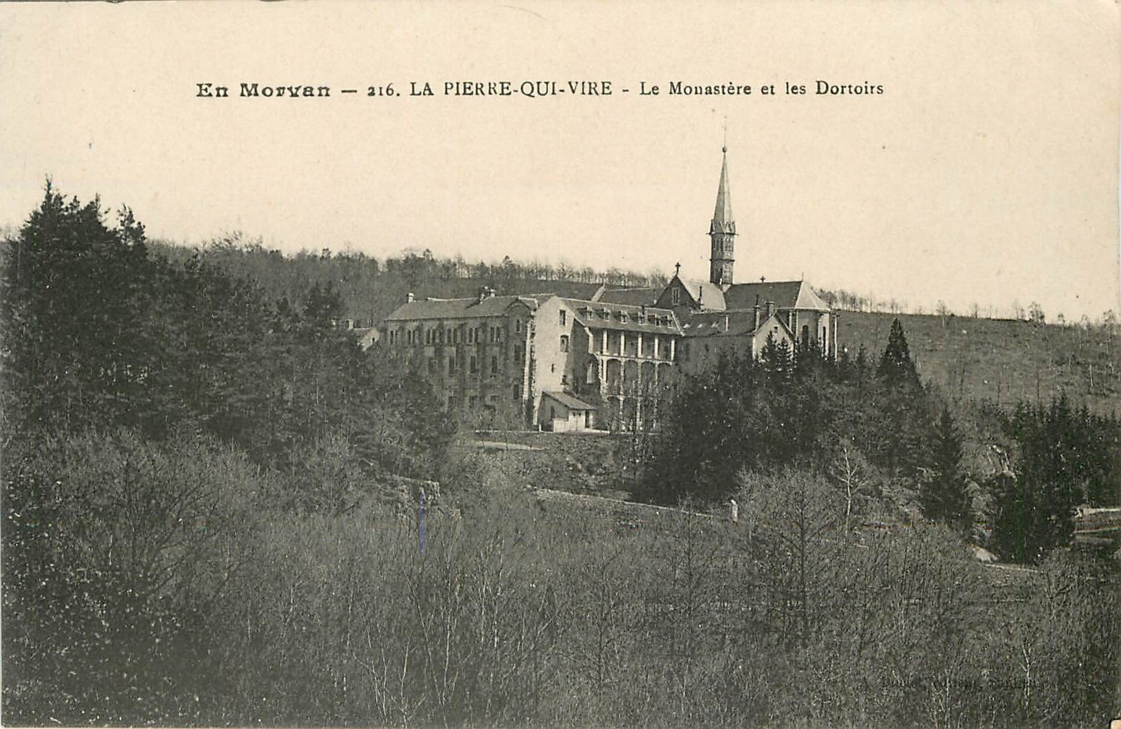 La Pierre-qui-Vire — Le Monastère et les Dortoirs — En Morvan — 216
