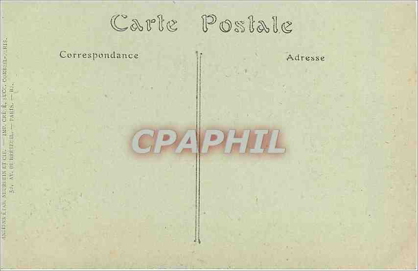 CPA Primel Finistere Le Crevasse et le Pont  — Rückseite