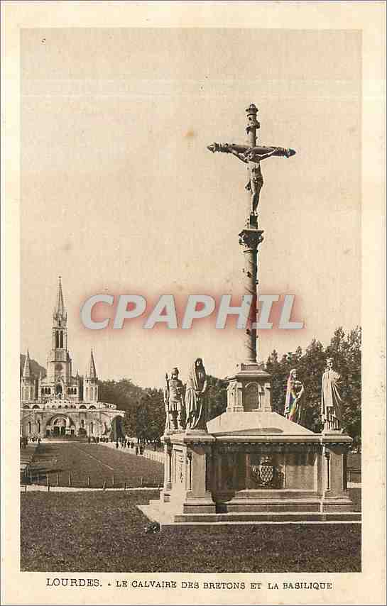 Lourdes - Le Calvaire des Bretons et la Basilique — Association du Rosaire