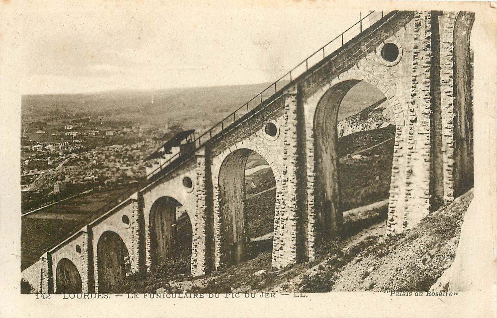 CPA Lourdes Le Funiculaire du Pic du Jer 