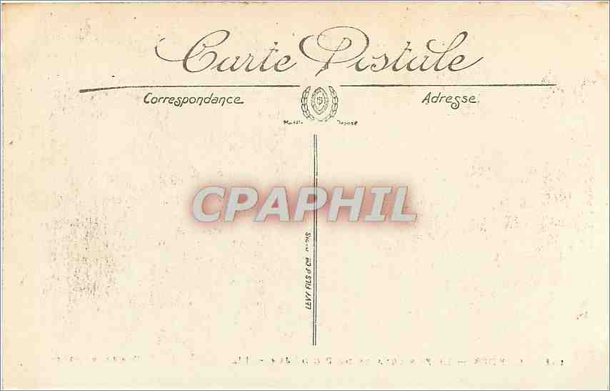 CPA Lourdes Le Funiculaire du Pic du Jer  — Verso