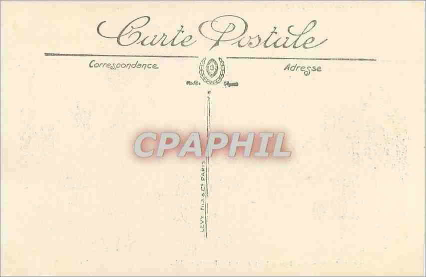 CPA Lourdes Le Pont Neuf et le Fort  — Verso