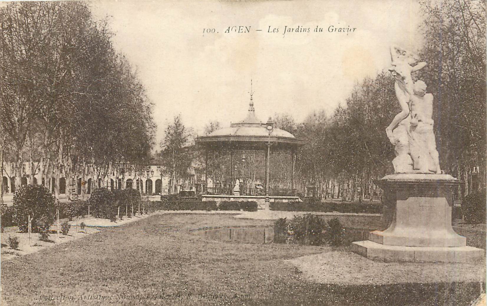 CPA Agen Les Jardins du Gravier 