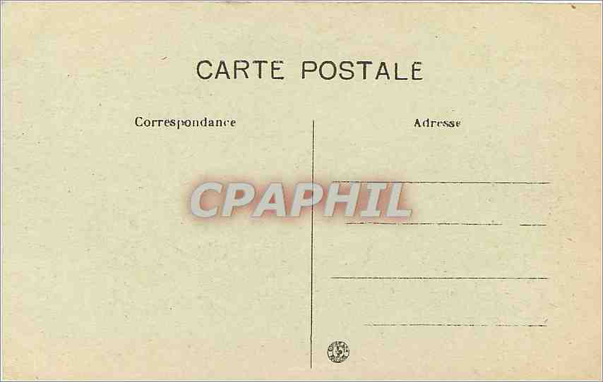 CPA Agen Les Jardins du Gravier  — Back