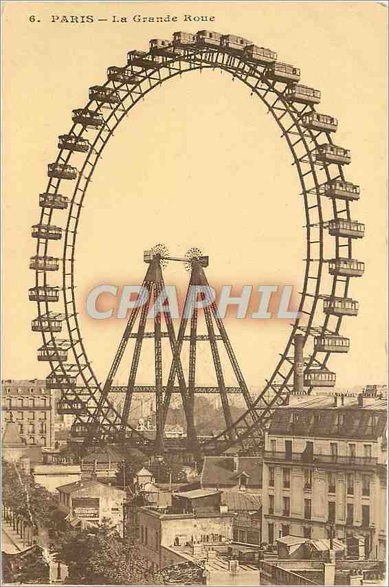 CPA Paris La Grande Roue 