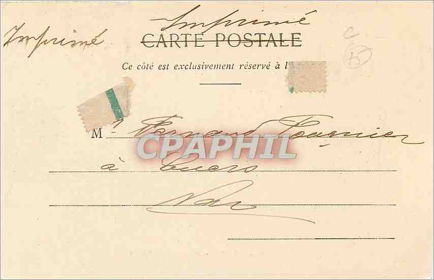 Paris - Place de l'Opéra — Éditeur E. Rafaël, n°29 — Rückseite