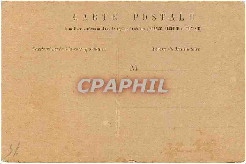 CPA Paris Arc de Triomphe  — Verso