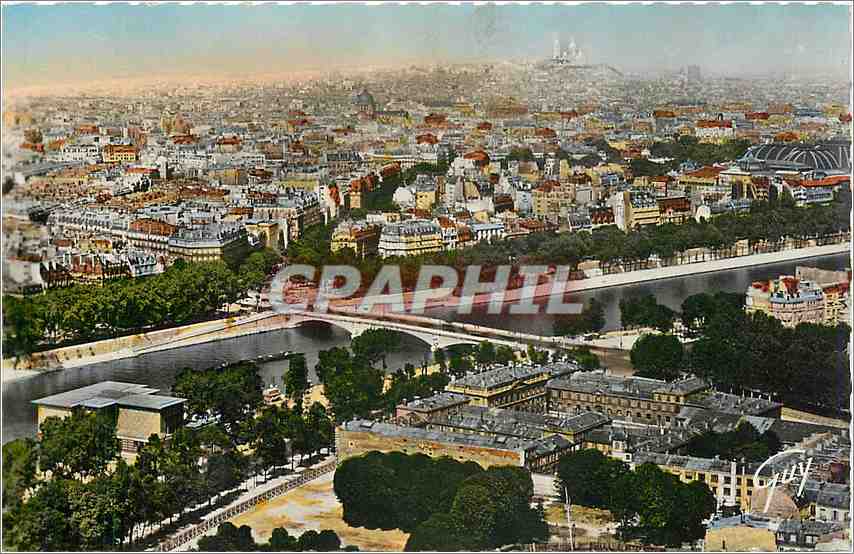 CPM Paris Panorama sur Paris vue prise de la tour Eiffel 