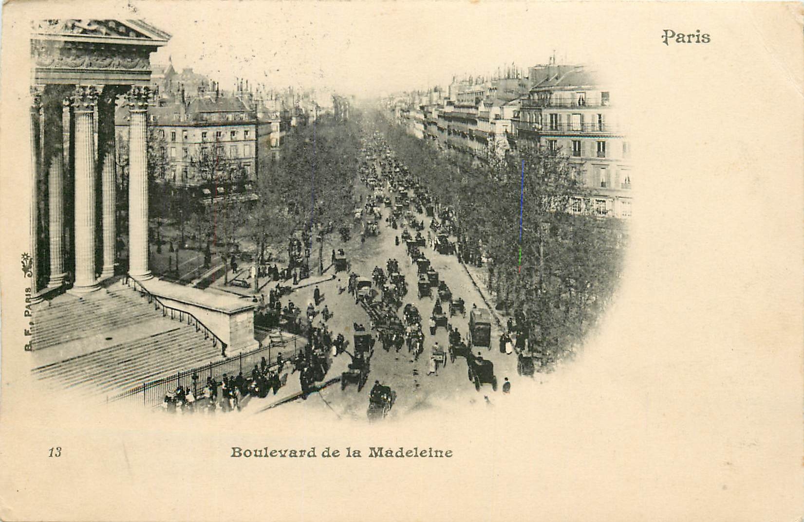 CPA Paris Boulevard de la Madeleine 