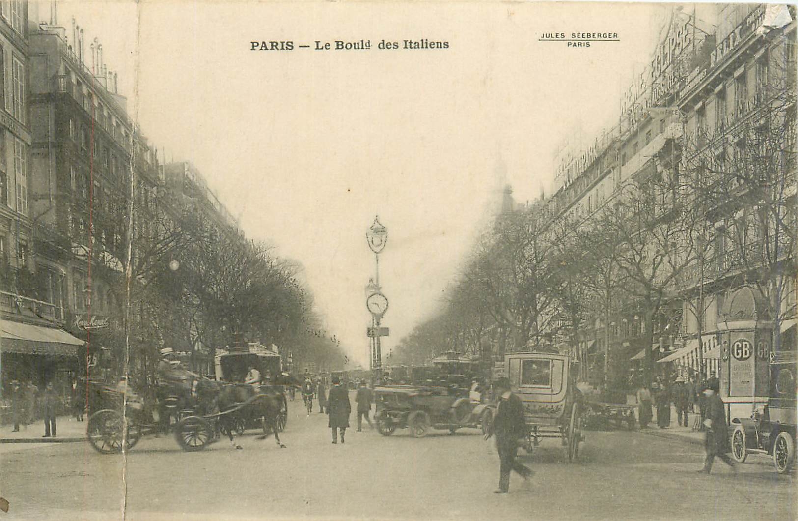 CPA Paris Le Boul des Italiens 