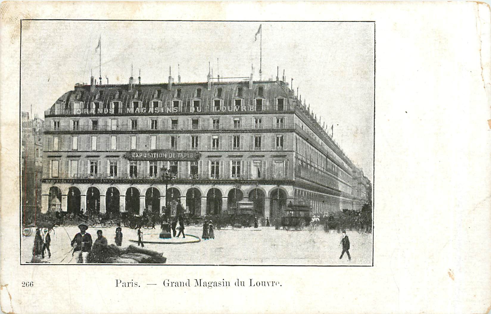 CPA Paris Grand Magasin du Louvre 