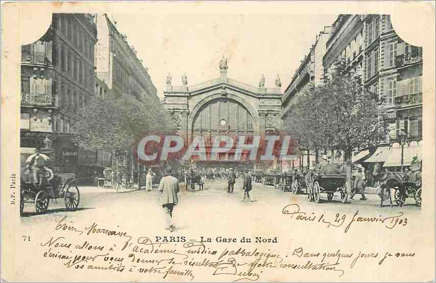 PARIS — La Gare du Nord — B.P. Paris, n°71