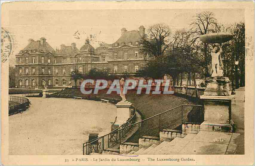 CPA Paris Le Jardin du Luxembourg 